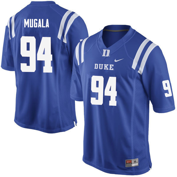 Duke Blue Devils #94 Twazanga Mugala College Football Jerseys Sale-Blue